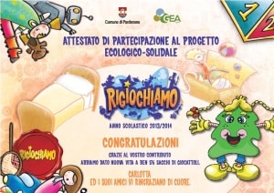 Attestato Rigiochiamo